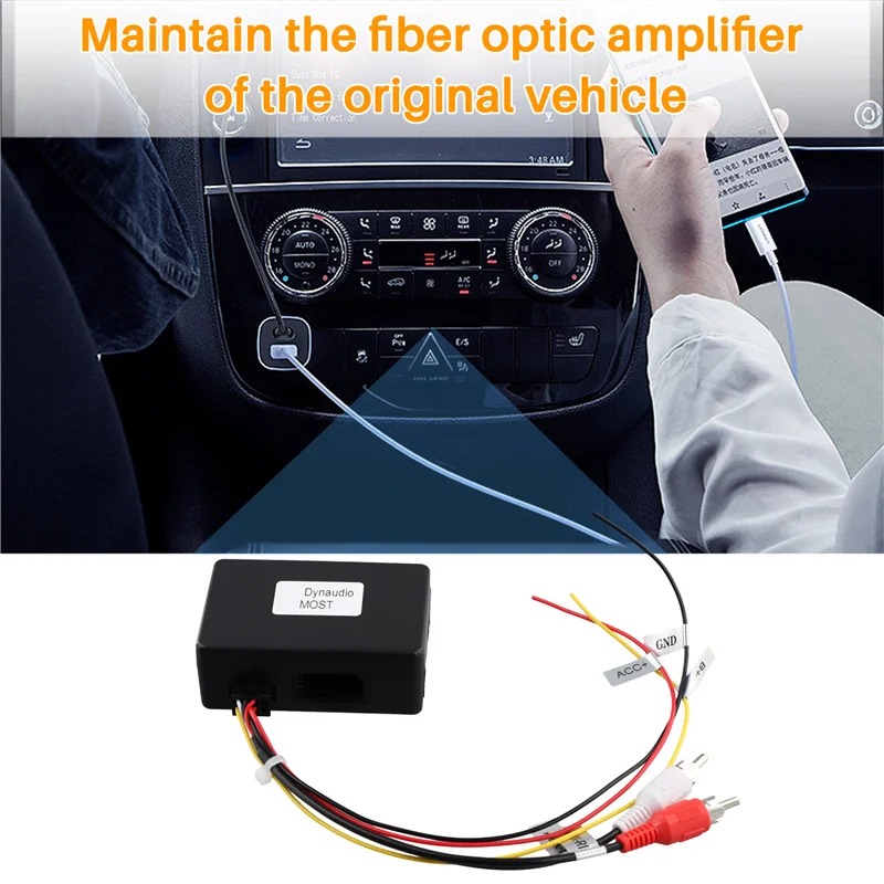 

Car Stereo MOST Fiber Optical Radio Decoder Amplifier Adapter Box For VW Dynaudio Skoda Kodiaq