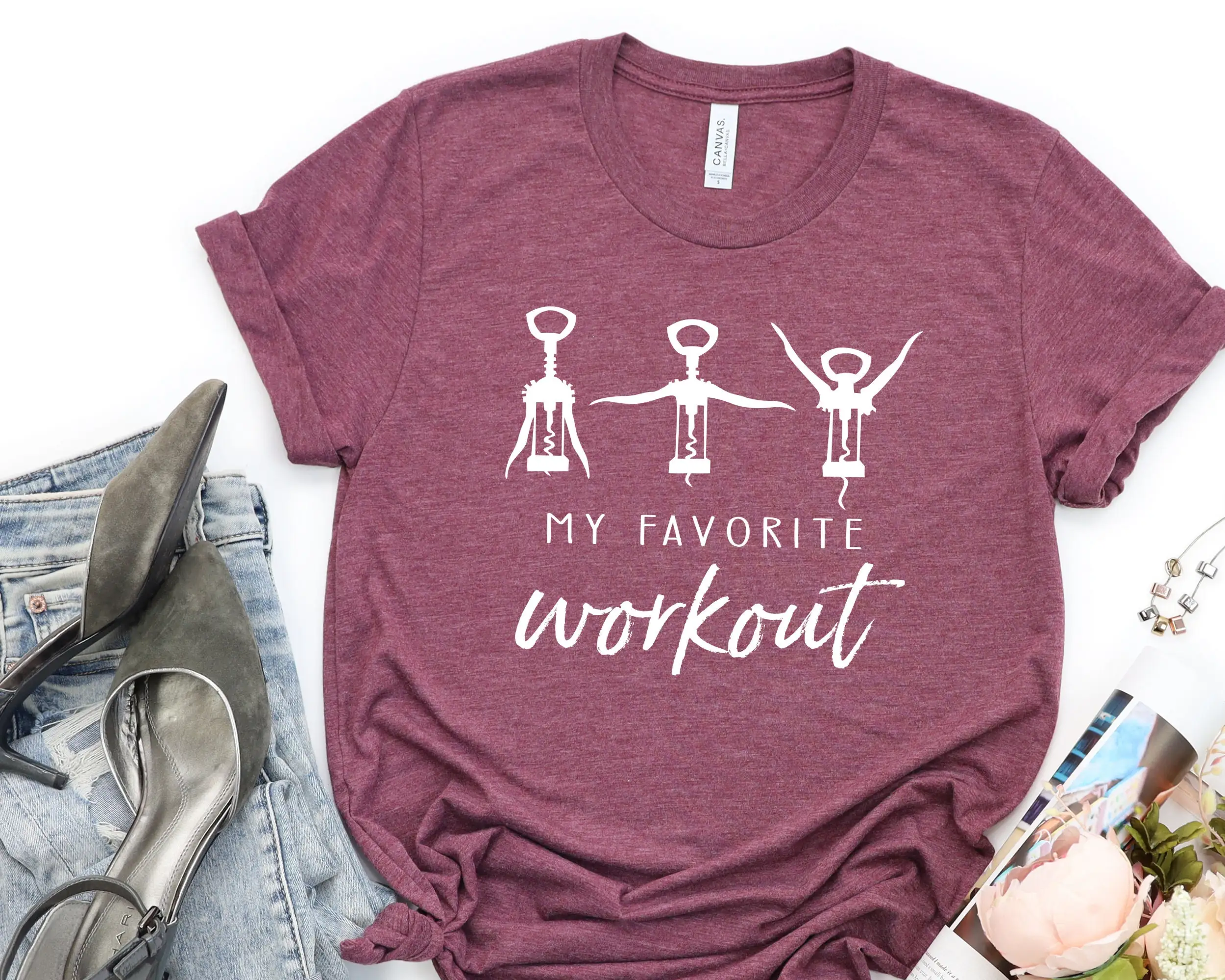 Divertida camiseta de vino amante Crock Screw entrenamiento favorito Crockscrew diciendo