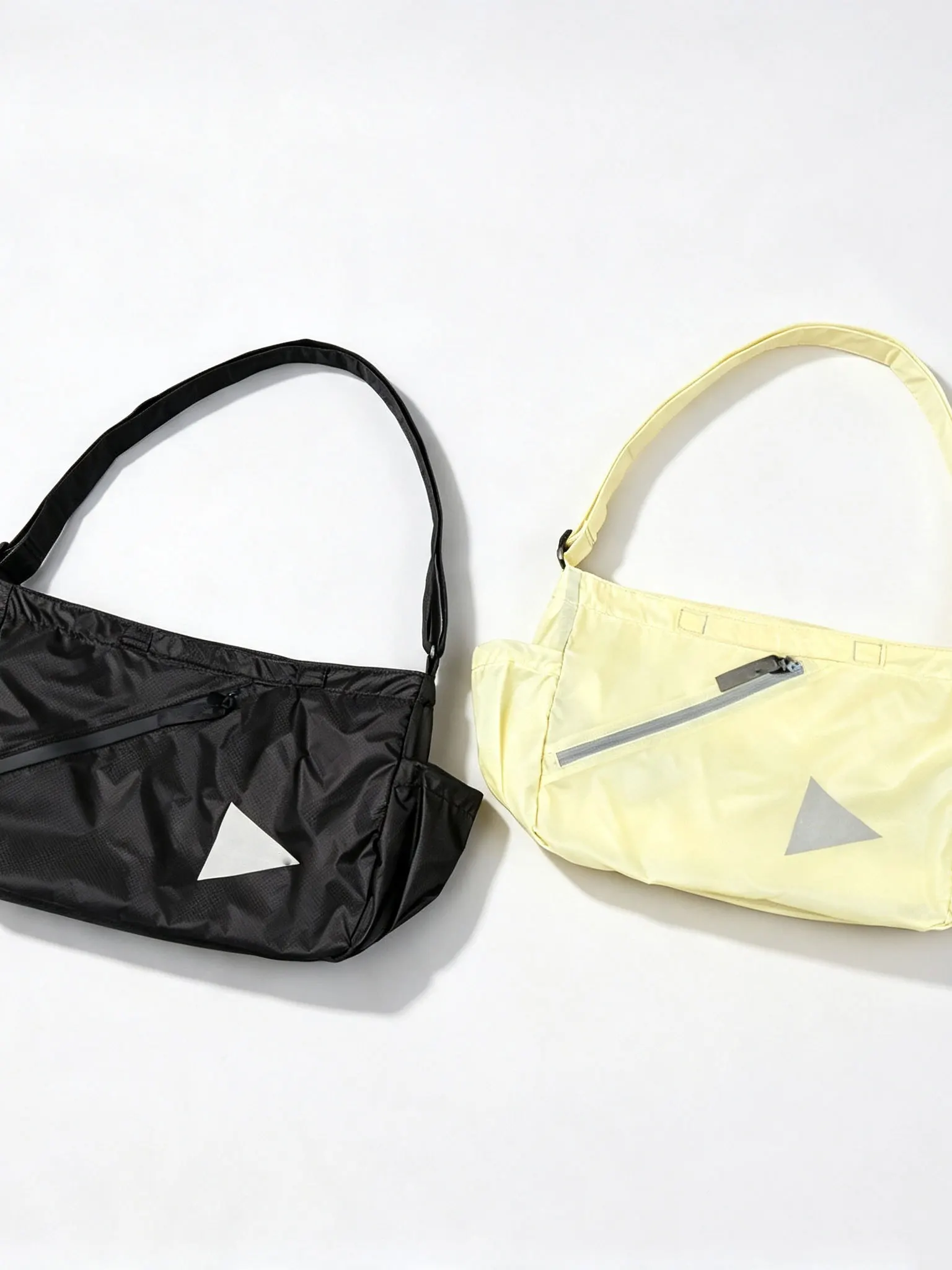 Unisex Lightweight Foldable Nylon Single Shoulder Bag Crossbody Bag with Drawstring Closure Waterproof Functional Style for D...