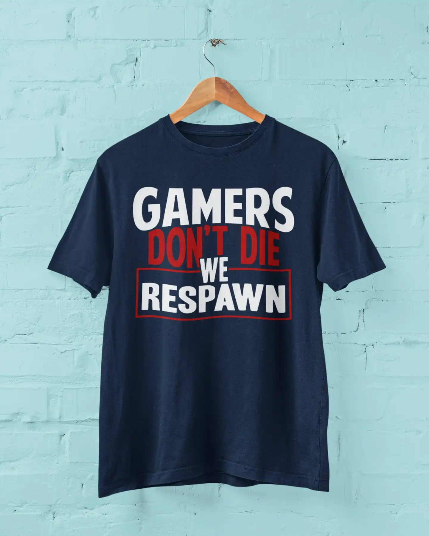 Funny Gamer T Shirt Eat Sleep Gamers Don't Die We Respawn gaming gifts sizes Small 6XL