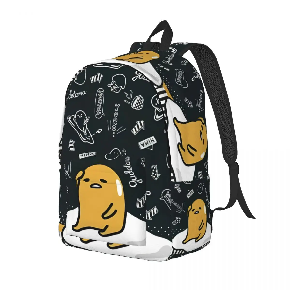Gudetama dessin animé paresseux oeuf sac à dos pour garçon fille enfants étudiant école livre sacs sac à dos préscolaire maternelle sac en plein air