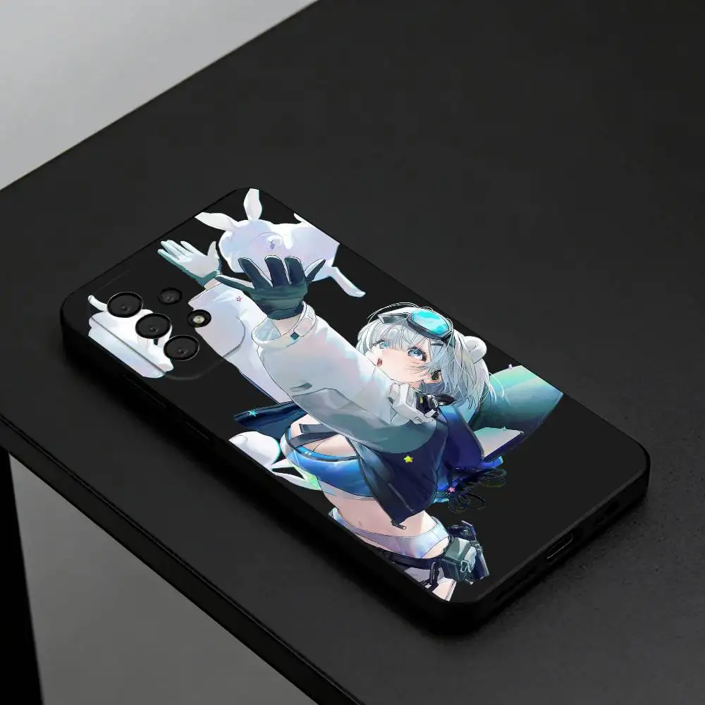 Arknights Endfield Snowshine Phone Case For Samsung S26,S25,S24,S23,S22,Plus, Soft Silicone Black Cover