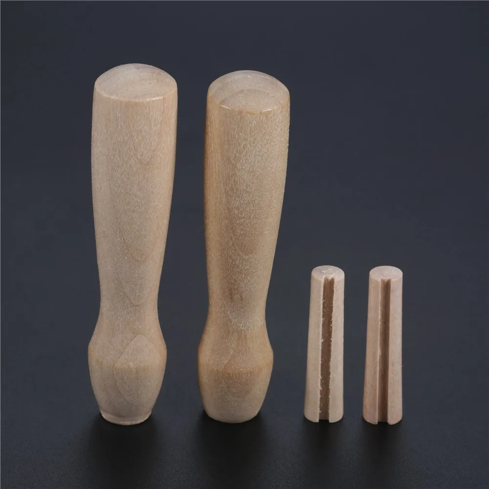 2pcs Wool Felting Tool Wooden Handle Punch Poke without Needle DIY Doll Groceries Jewelry Handmade Craft 70*15mm/2.76*0.59