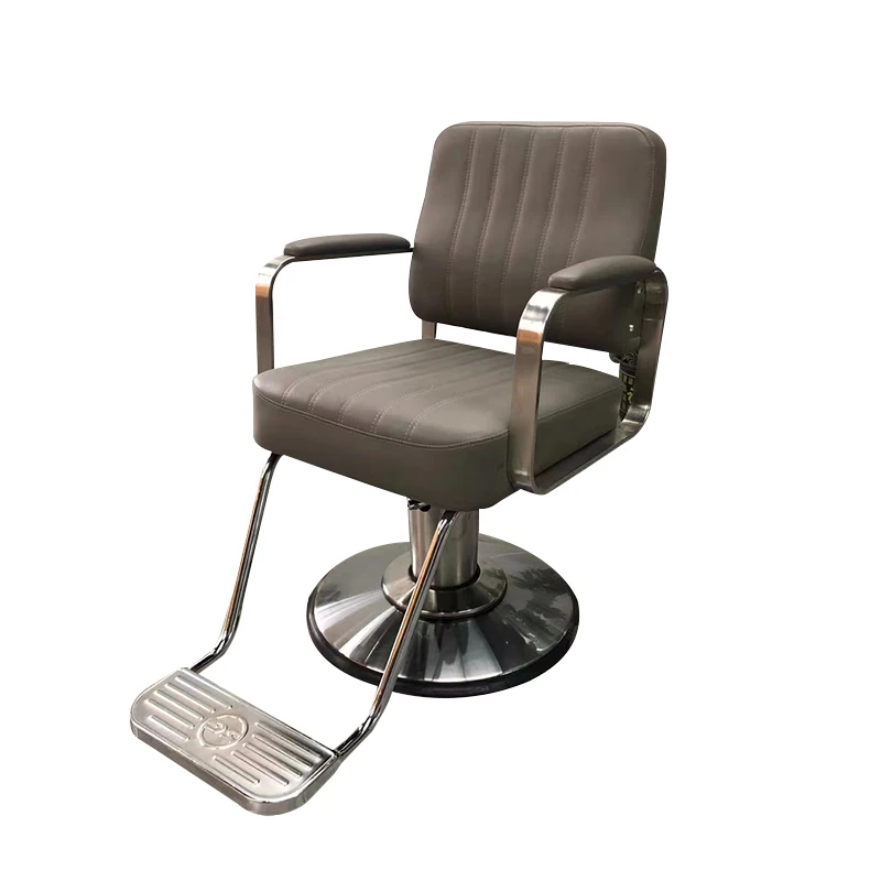 

# L Latest French Style Grey Hydraulic Chair Hair Salon Styling Chair Purpose Chair