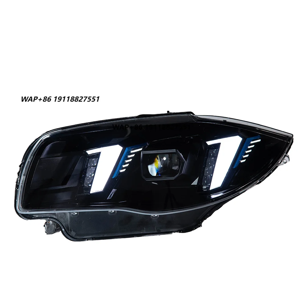 AKD Car Model for1 Series E87 2007-2011 LED DRL Dynamic Signal High and Low Beam Day Running Light DRL Light Auto Lamps