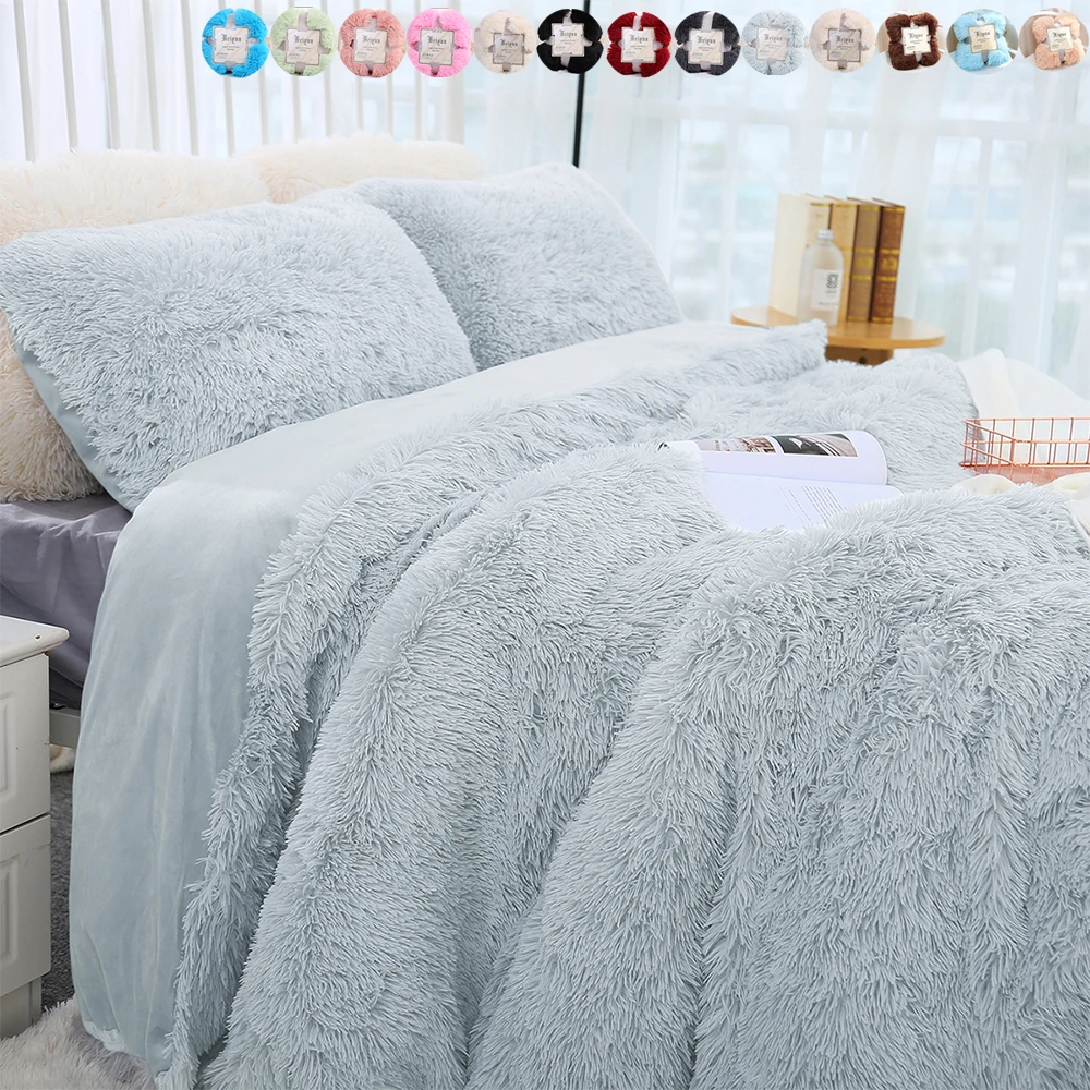 Large Flannel Throw Blanket Long Shaggy Plush Blanket for Couch Sofa Bed Winter Warm Soft Fluffy Faux Fur Bedspread 14 Colors