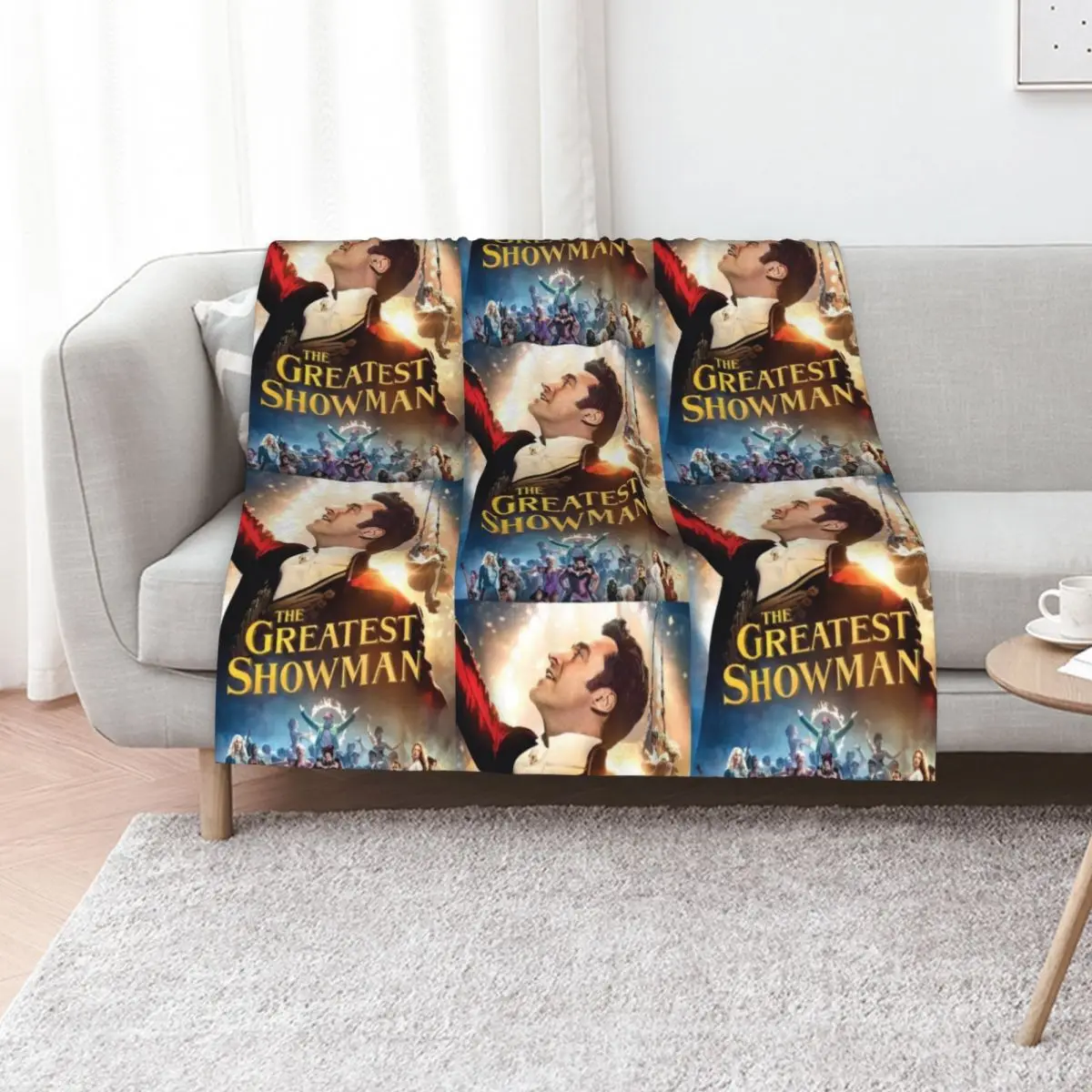 hugh the greatest showman jackman tour 2020 duaempat Unisex T-Shirt Front Throw Blanket Kid'S Designers Loose Blankets