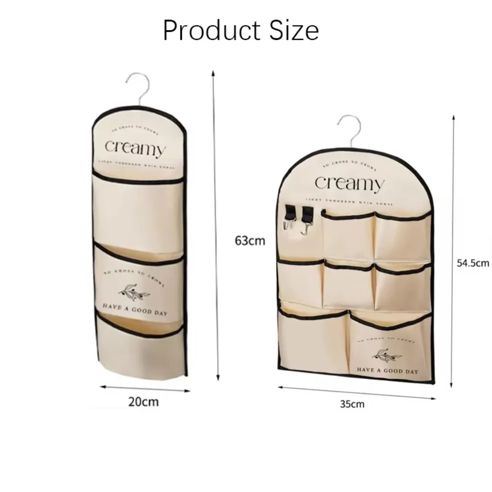 Creative Large Capacity Wall Mounted Storage Bag Reusable Home Decor Toys Storage Holder Multi-Purpose Underwear Socks Storage