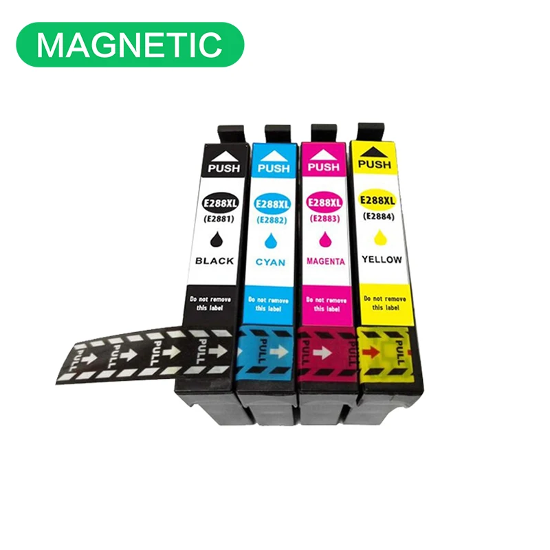 Magnetic T2881 T2882 T2883 T2884 Compatible ink cartridges for Epson 288XL Expression Home XP 430 330 434 440 Printer T288 T2881