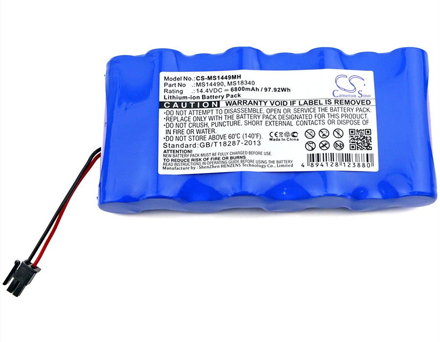 Medical Battery For Drager Lnfintiy Vista INFINITY DELTA SC6002XL Volts 14.4 Capacity 6800mAh