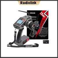 Radiolink RC6GS V3 2.4G 7CH Radio Transmitter with R7FG Gyro Receiver Telemetry for RC Cars Boats and Off-Road Vehicles