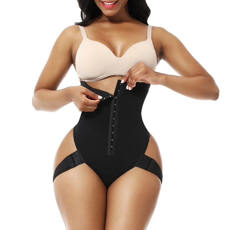 Ropa interior adelgazante para mujer, bragas moldeadoras de vientre plano de cintura alta sin costuras, Control de barriga, pantalones moldeadores de cuerpo, 1 piezas