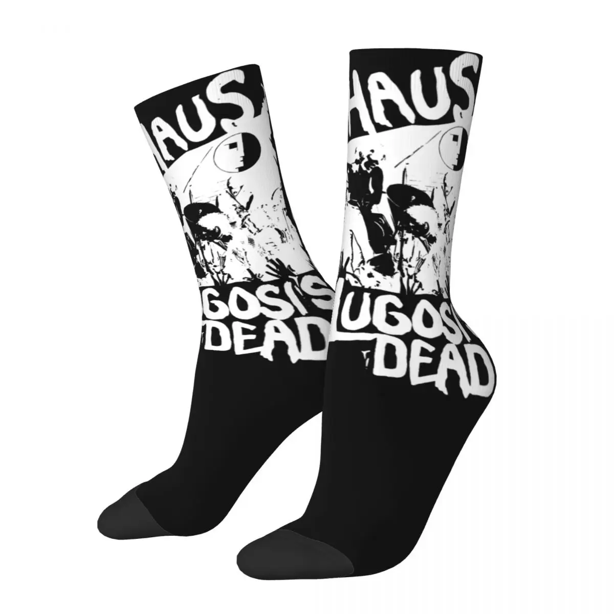 Модные мужские и женские носки Bauhaus группы Bela Lugosi's Dead альбом тематические носки Post Punk Merch круглые Носки Удобные Лучшие идеи для подарка