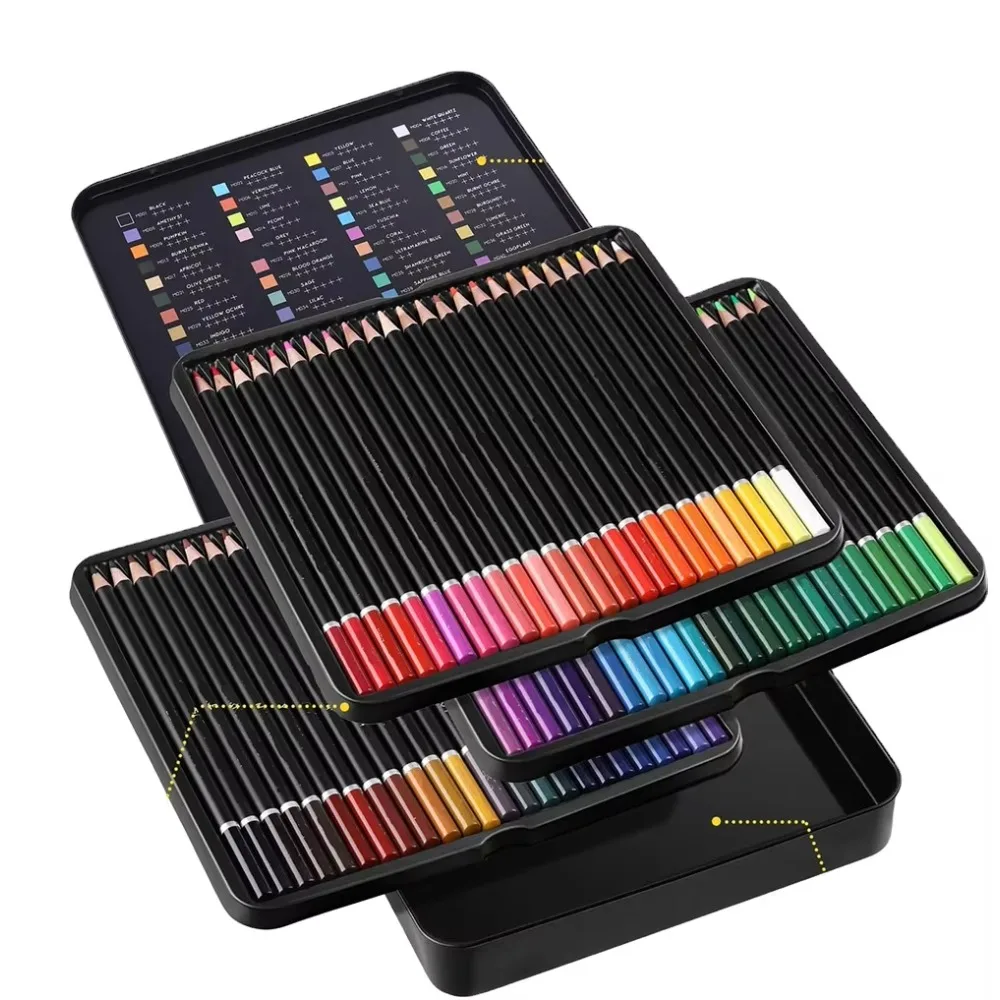 

Premium Artist 4.0 mm Lead Color Pencil 72 premium coloured Pencil Set With Vibrant Colors For Designer Student