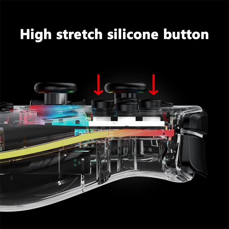 Прозрачный беспроводной 6-осевой джойстик KS40 джойстик беспроводной джойстик Управление движением для Nintendo Switch