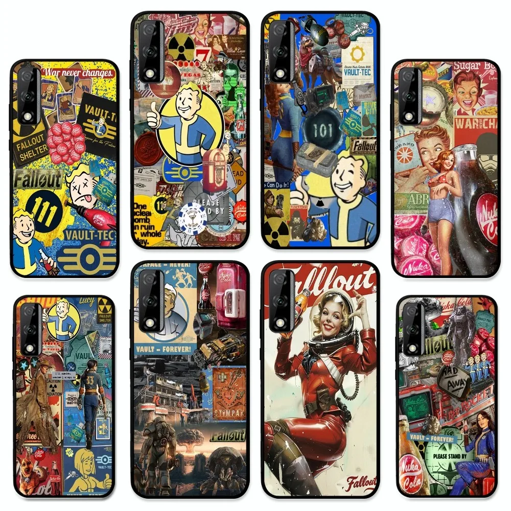 F-Falloutes-Games-76 Phone Case For Huawei Y9 6 7 5 Prime Enjoy 7s 7 8 plus 7a 9e 9plus 8E Lite Psmart Shell