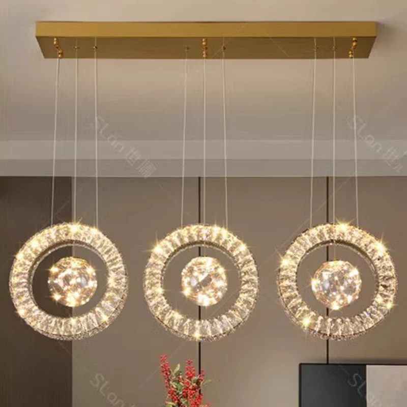 Imagem -04 - Modern Led Chandeliers para Home Decor Luzes Penduradas Sala de Estar Sala de Jantar Iluminação Interior