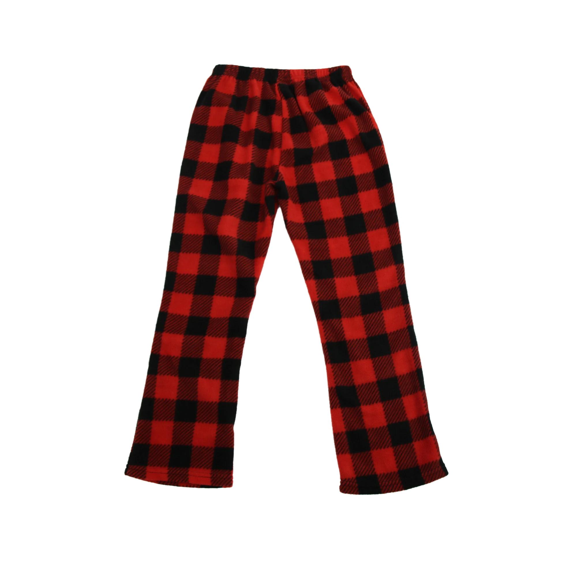 Boys Girls Pajama Pants Fleece Pajama Pants Soft Warm Loungewear Sleepwear Kids Pjs Sleep Pants Plaid Bottoms