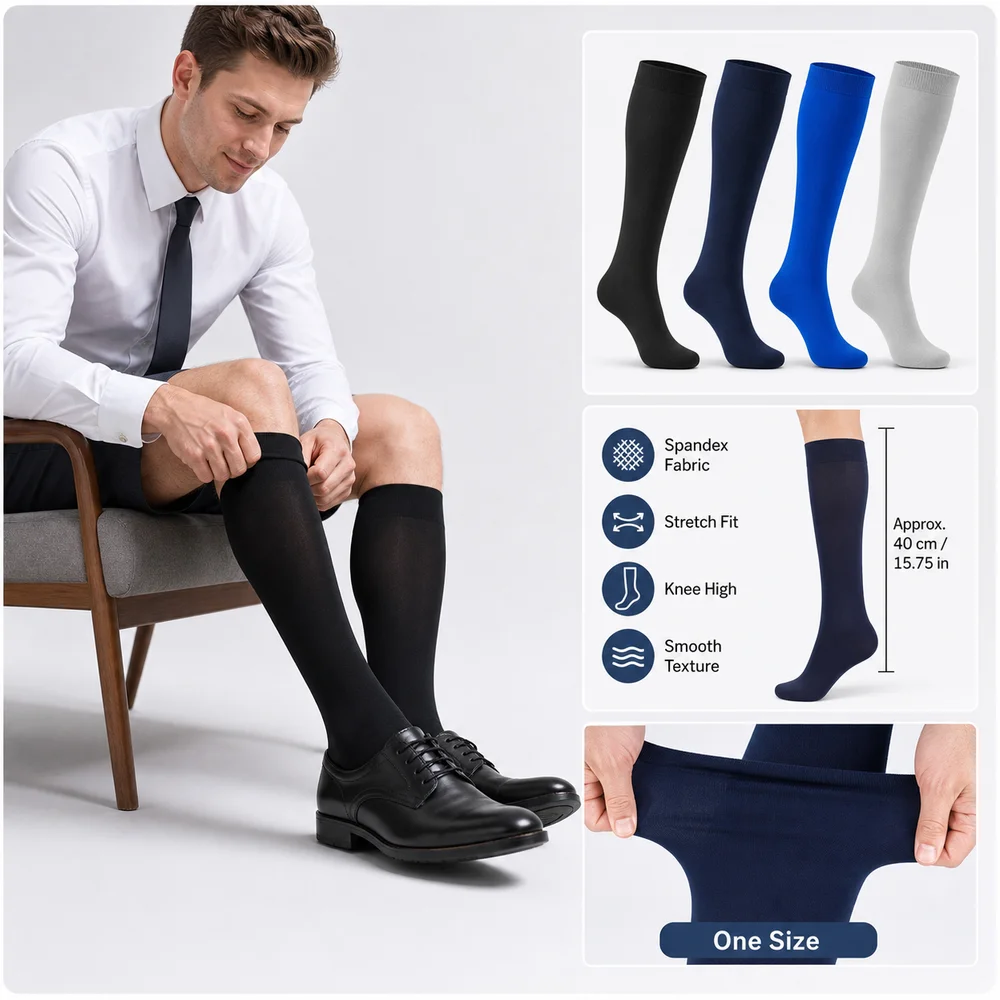 Dress Sock Men - Nuove calze da uomo in spandex,