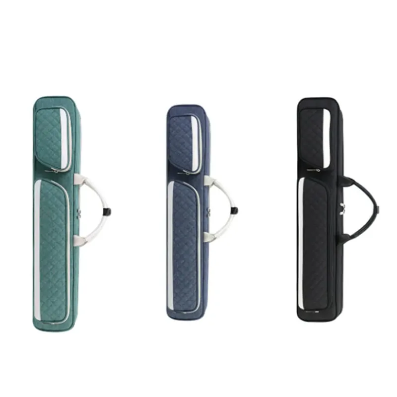 Pool Cue Case Billiard Cue Bag With Shoulder Strap And Carry Handle Portable Transport Storage For Billiard Players