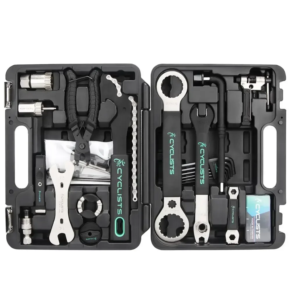 Professional Bicycle Repair Tools 18 in 1 Cycling Multitool Chain Pedal BB Wrench Hex Key Bike Tools Kit