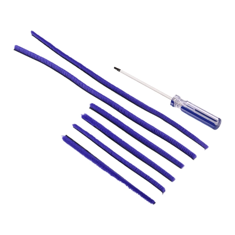 AT17 7 шт. мягкие плюшевые полоски для пылесоса Dyson V6 V7 V8 V10 V11, мягкая роликовая головка с отверткой, запасная часть