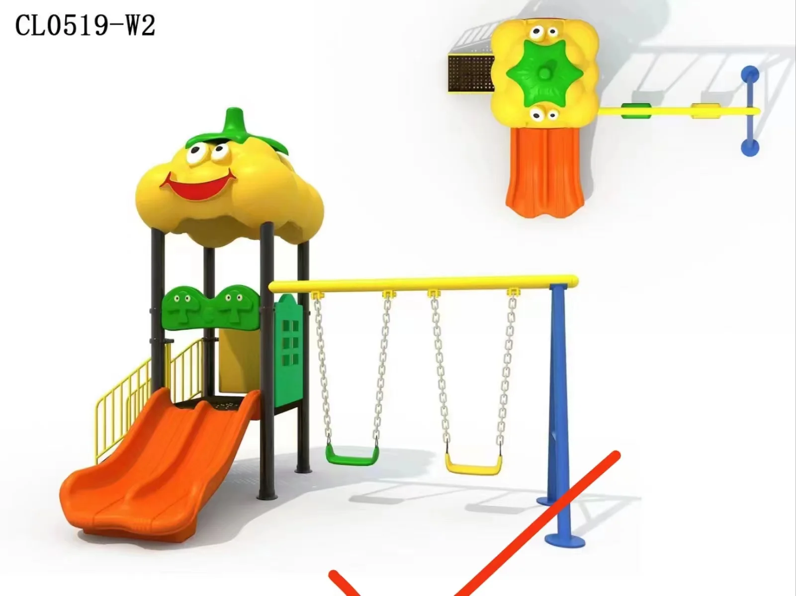 2027 Hot Selling Commercial Plastic Playground Large Kids Outdoor 300kg Easy Equipment Slide for Amusement Park Kindergarten