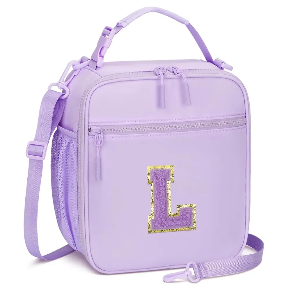 

Изолированная сумка для обедов для девочек и детей, подарок к началу учебного года, многоразовый герметичный ланч-бокс с регулируемым ремнем для школы