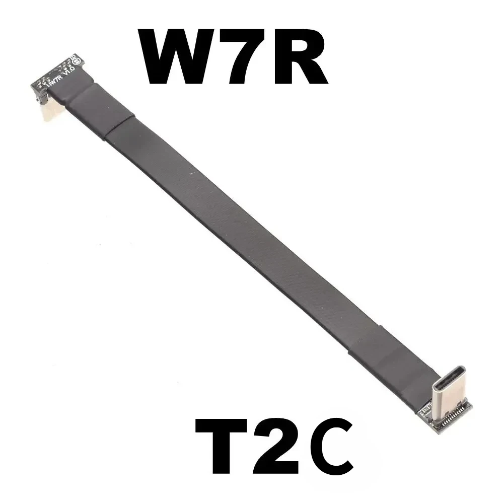 FFC Micro USB 3.0 Type-C FPV Slim Thin Flat Flexible Fast Charging Data Cable 3CM-300CM Up/Down Connector USB-C Micro-B Adapter