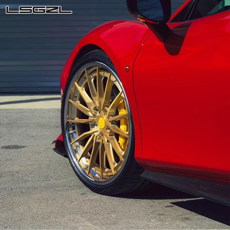 

2/3 Pieces 20 22 24 26 Inch Brushing Gold Wheels 5x112 5x114.3 5x120 5x130 Aluminum Alloy Wheels for F80 M4 M5 Corvette C7 C8
