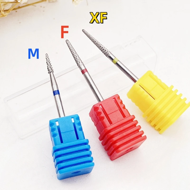 1 قطعة مظلة إهاب كربيد مسمار مثقاب الخشب 3/32 "الدوارة التنغستن الصلب لدغ قاطعة المطحنة ل مانيكير الأظافر اكسسوارات أداة #1