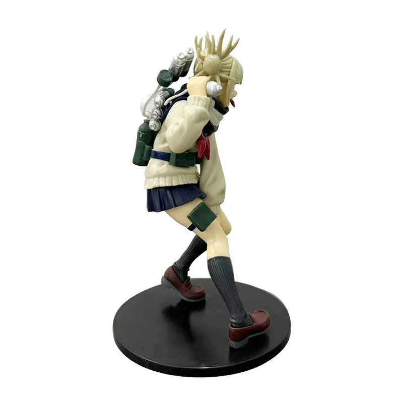 Toya Himiko My Hero Academia Anime Figure Character Cute Uniform Battle Version Action Figures Anime Collection Model Gift