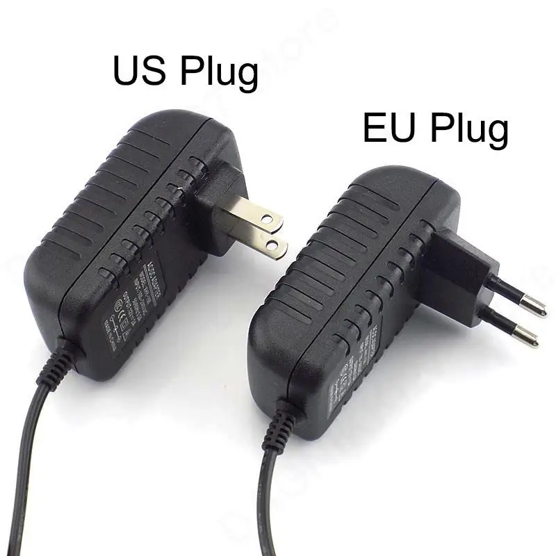 US EU Plug 12V 2A Power Converter Supply Adapter AC to DC 2000mA Power Supply Switch 5.5 x 2.1-2.5mm For Strip Light 100-240V