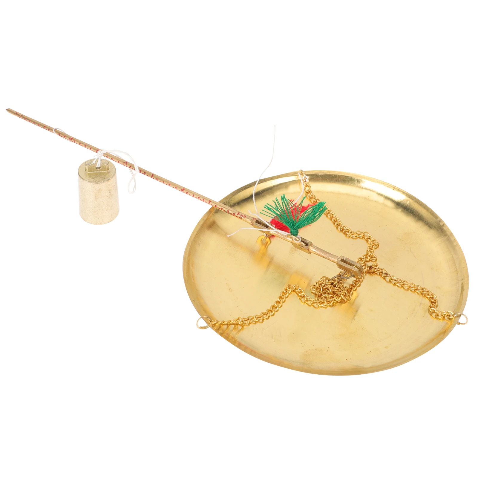 

Mini Vintage Copper Scale for Medicine Weighing Dried Fruit Small Traditional Chinese Tools Style High Grade Material Flexible