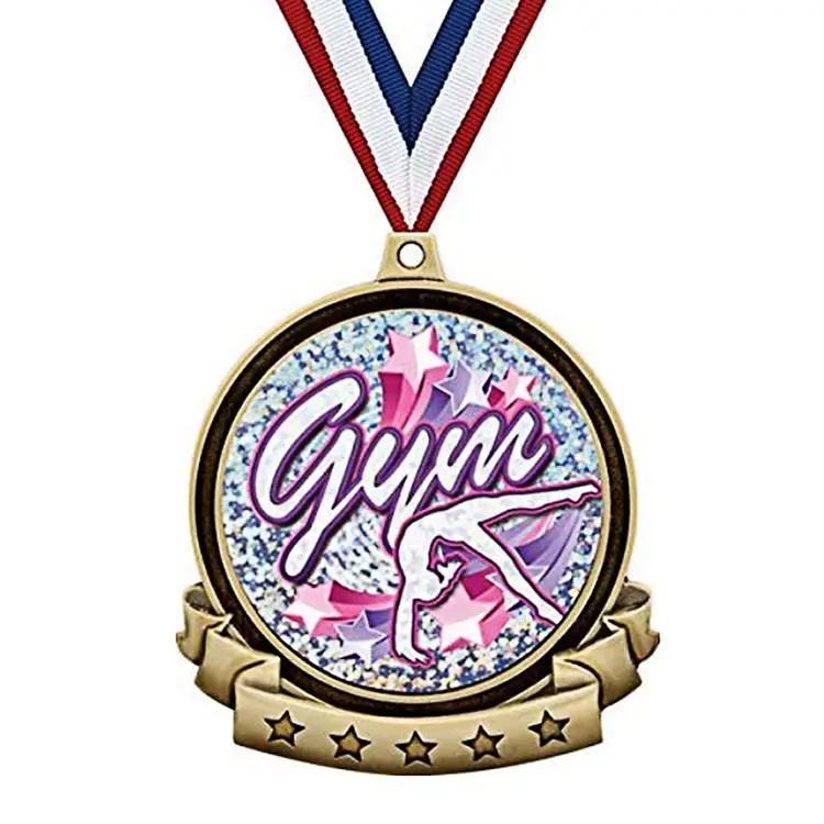 Regalos de recuerdo de fábrica, diseño personalizado, medallas de campeones de baile de Metal 3D, medallas en blanco deportivas de Taekwondo de fútbol americano dorado