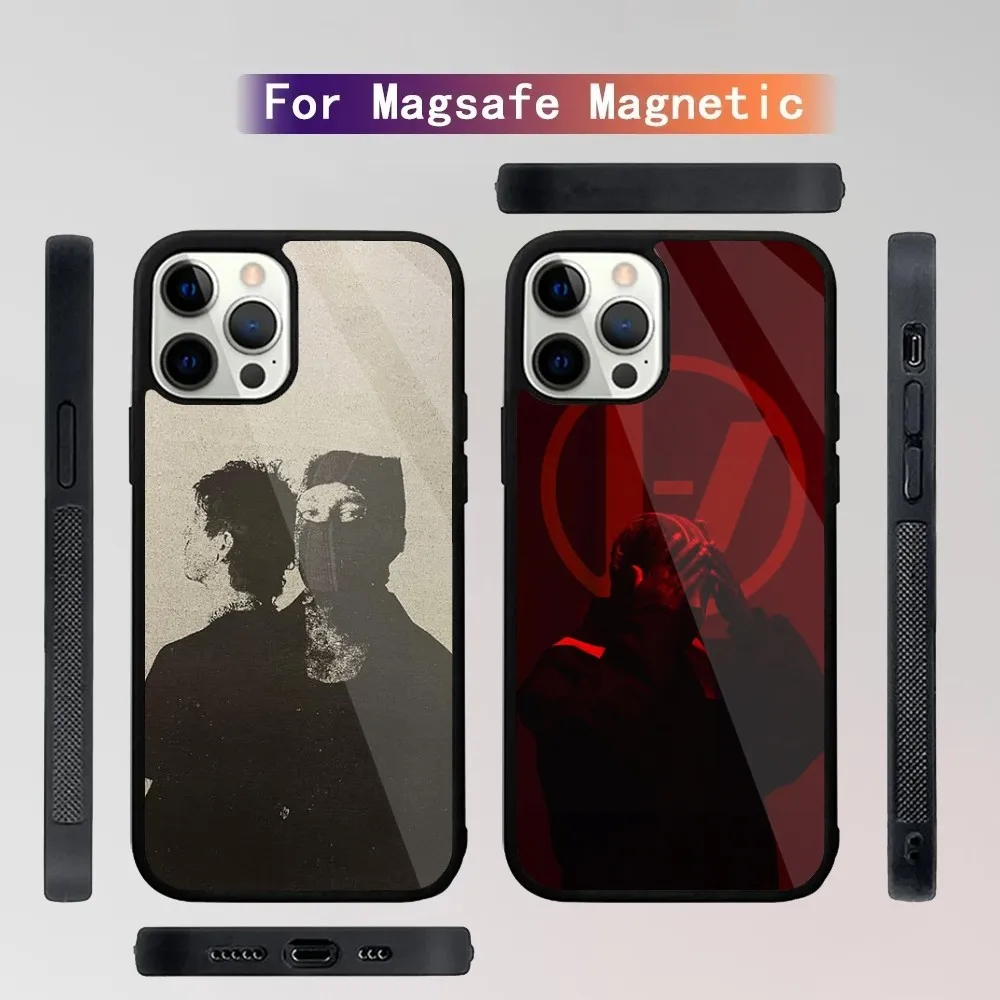 T-Twenty one pilots Phone Case For iPhone 16,15,14,13,12,11,Plus,Pro,Max Mini Magsafe Magnetic Wireless Charging