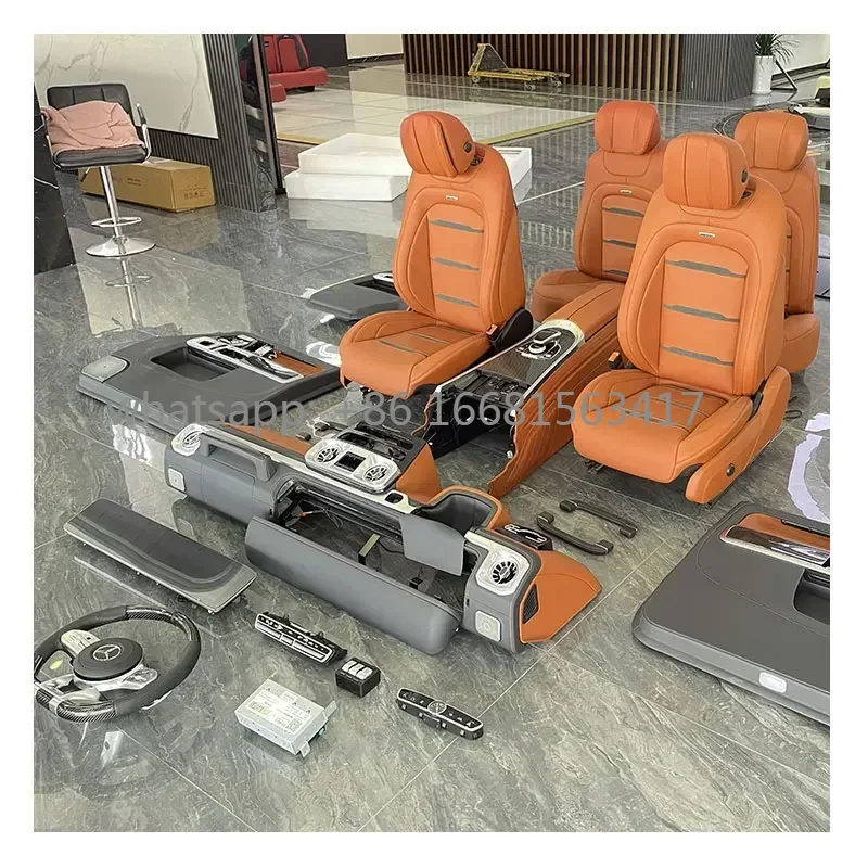 For G-Wagon Interior Conversion Upgrade Kits For Benz G W463 2002-2018 Upgrade To W464 G63 Latest Style Assembly