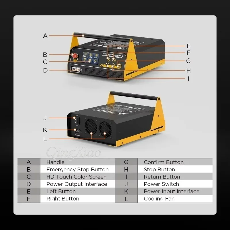 EM385 Automotive Inverter Programming Power Supply Smart Voltage Stabilizer For Lithium & Lead-Acid Battery Charging Efficient