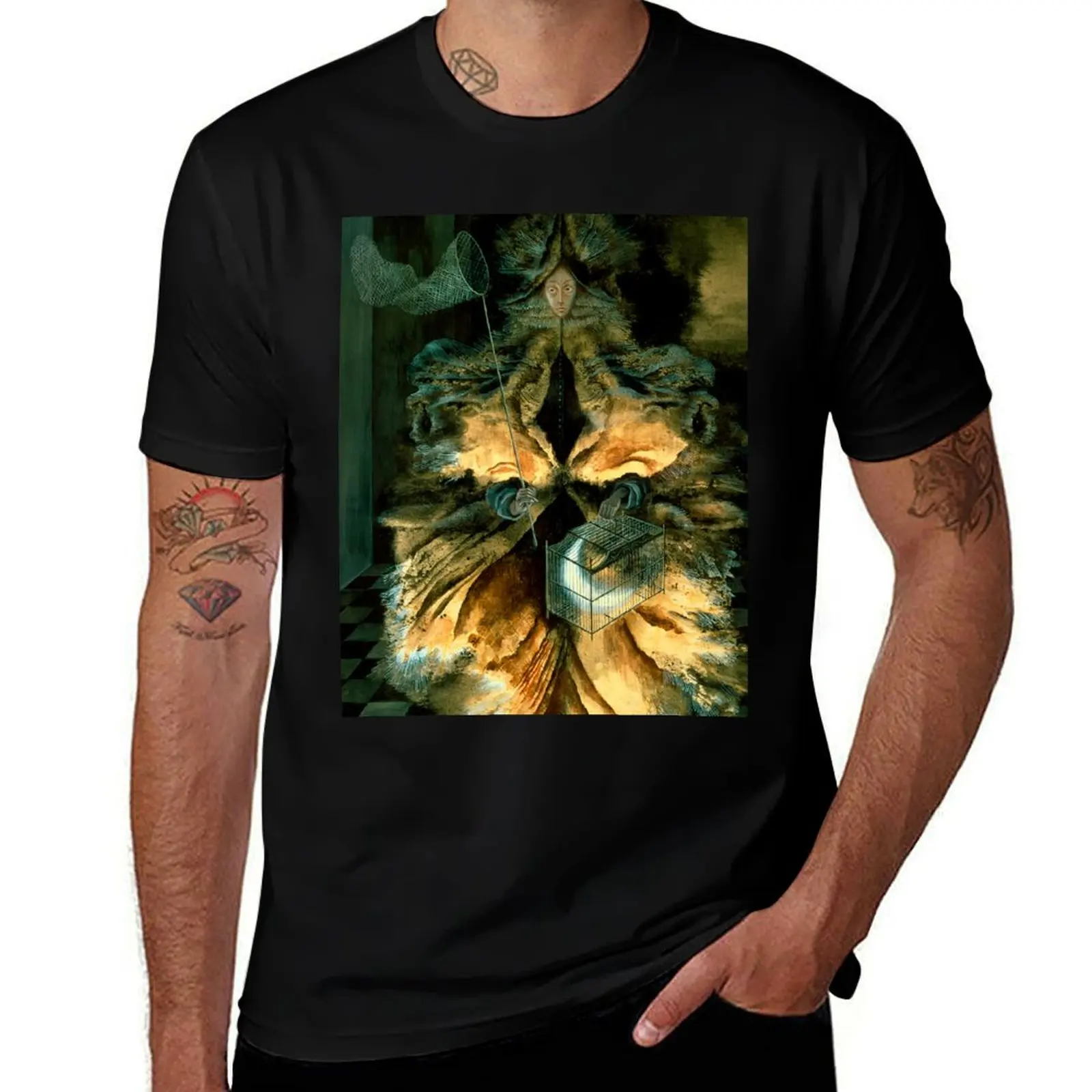 

Star Huntress, by Remedios Varo T-Shirt anime tshirt man t shirt cotton T-Shirt