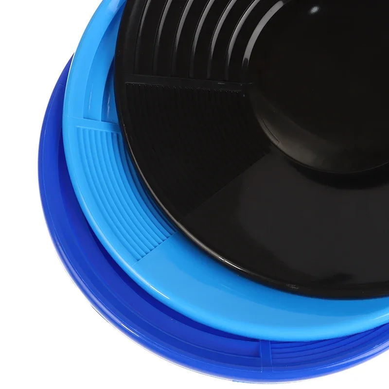1PC Gold Panning เครื่องมือ 380 มม.Panning Pan ABS Gold Sifting Classifier ตะแกรงซักผ้าถาดอุปกรณ์เสริม