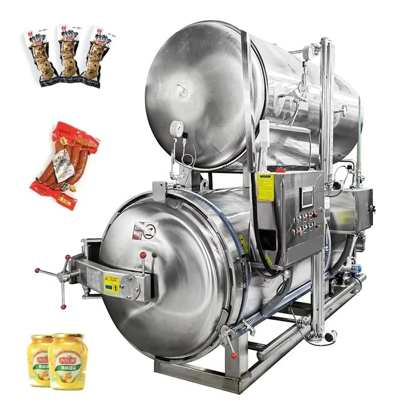 Automatic Industrial Autoclave Food and Beverage Industry Multi-functional Small Sterilization Pot Retort FL Customize Wholesale