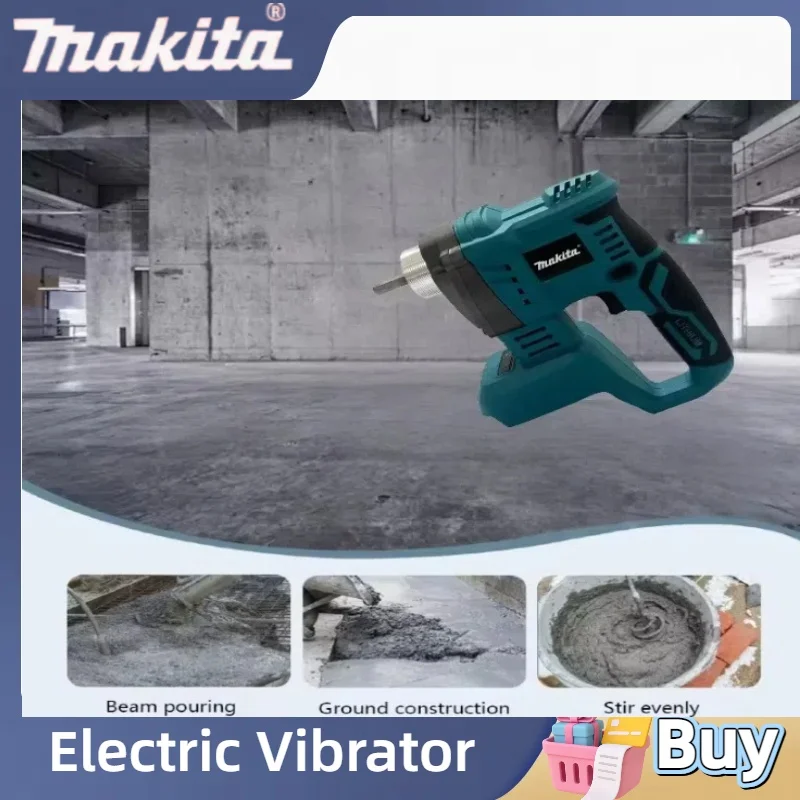 마키타 무선 전기 콘크리트 진동기 콘크리트 20V 18V 배터리 콤팩터 콘크리트 브러시리스 고출력 믹싱 파워 툴
