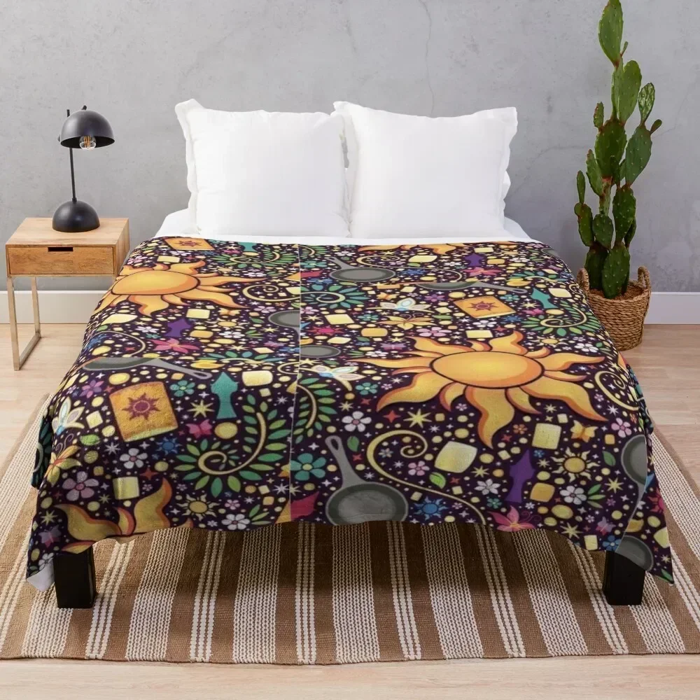 

Tangled Throw Blanket Fluffy Cozy Throw Blanket for Home Decor