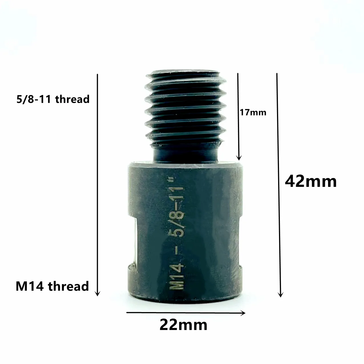 M14 adapter szlifierka kątowa M10 M14 5/8-11 \'\'konwerter gwintu Adapte Arbor złącze polerowanie na diamentowe wiertło koronowe frez