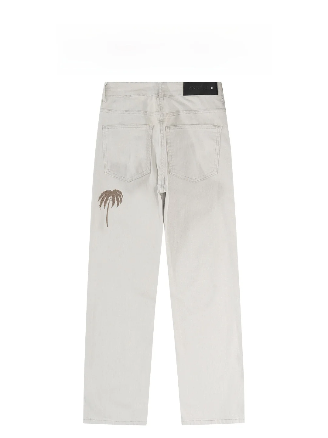 

Bairbaoliy Men's Jeans Straight Leg Cotton Denim Embroidered nut Tree Pattern Versatile High Quali Faionable Casual T...