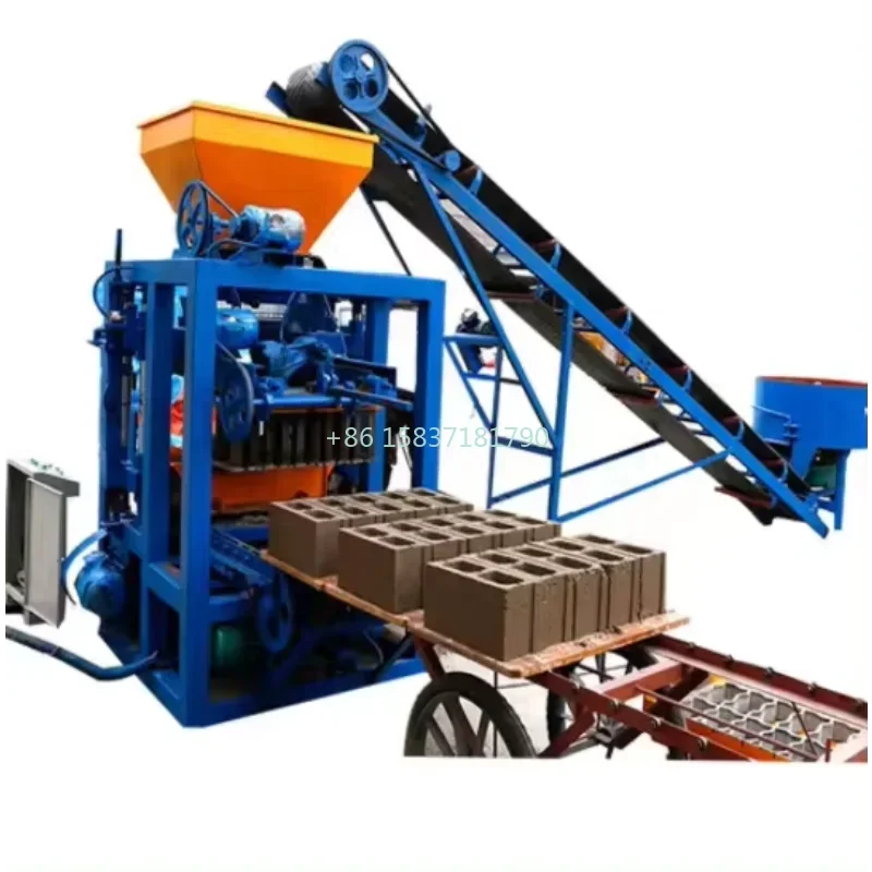 Fully Automatic Brick Making Machine Concrete Block Molding QT5-15 Block Making Machine Cement Hollow Solid Brick Making Machine