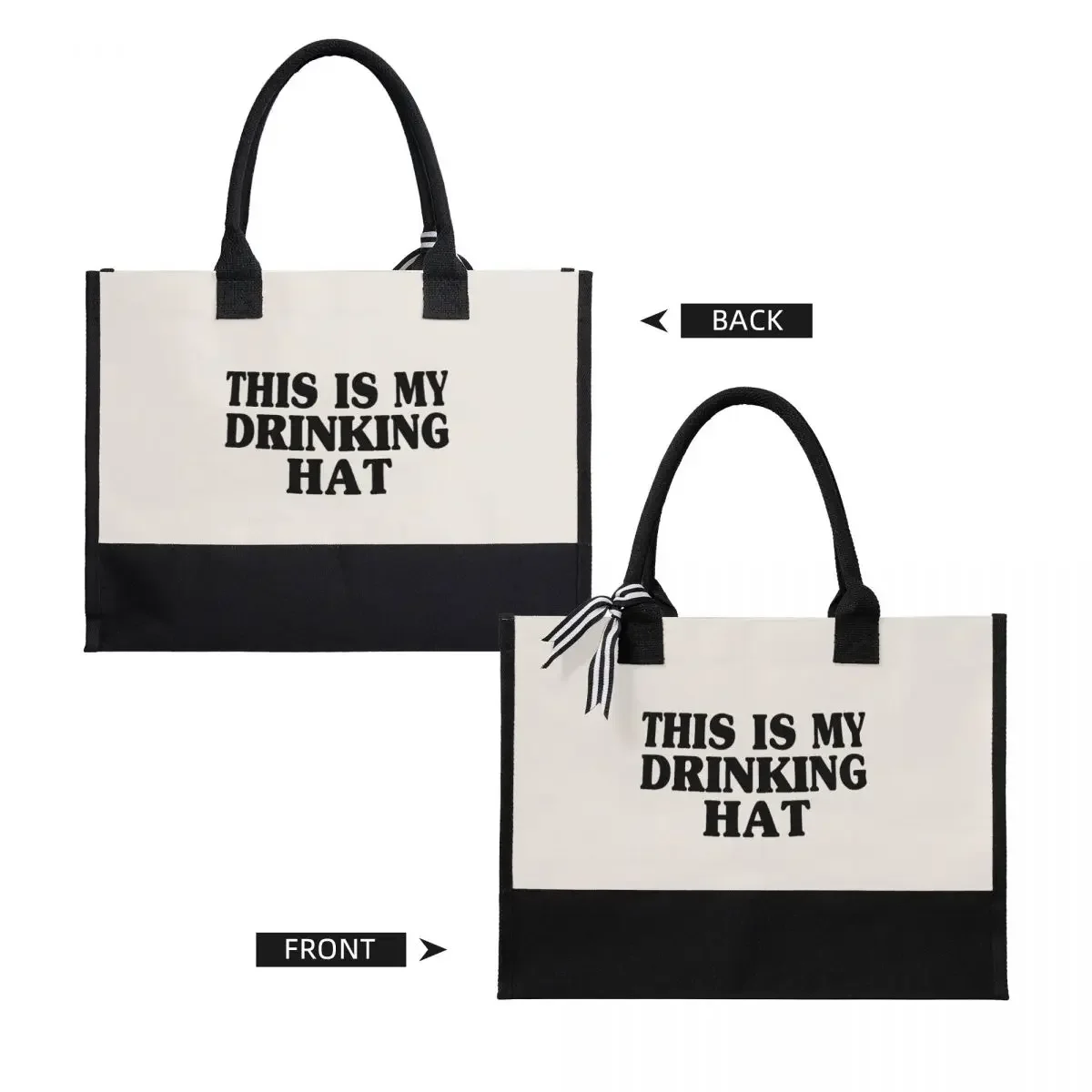 This Is My Drinking Hat Canvas Bag Shopping Bag Wedding Decoration Travel Wedding Bag best wedding gift