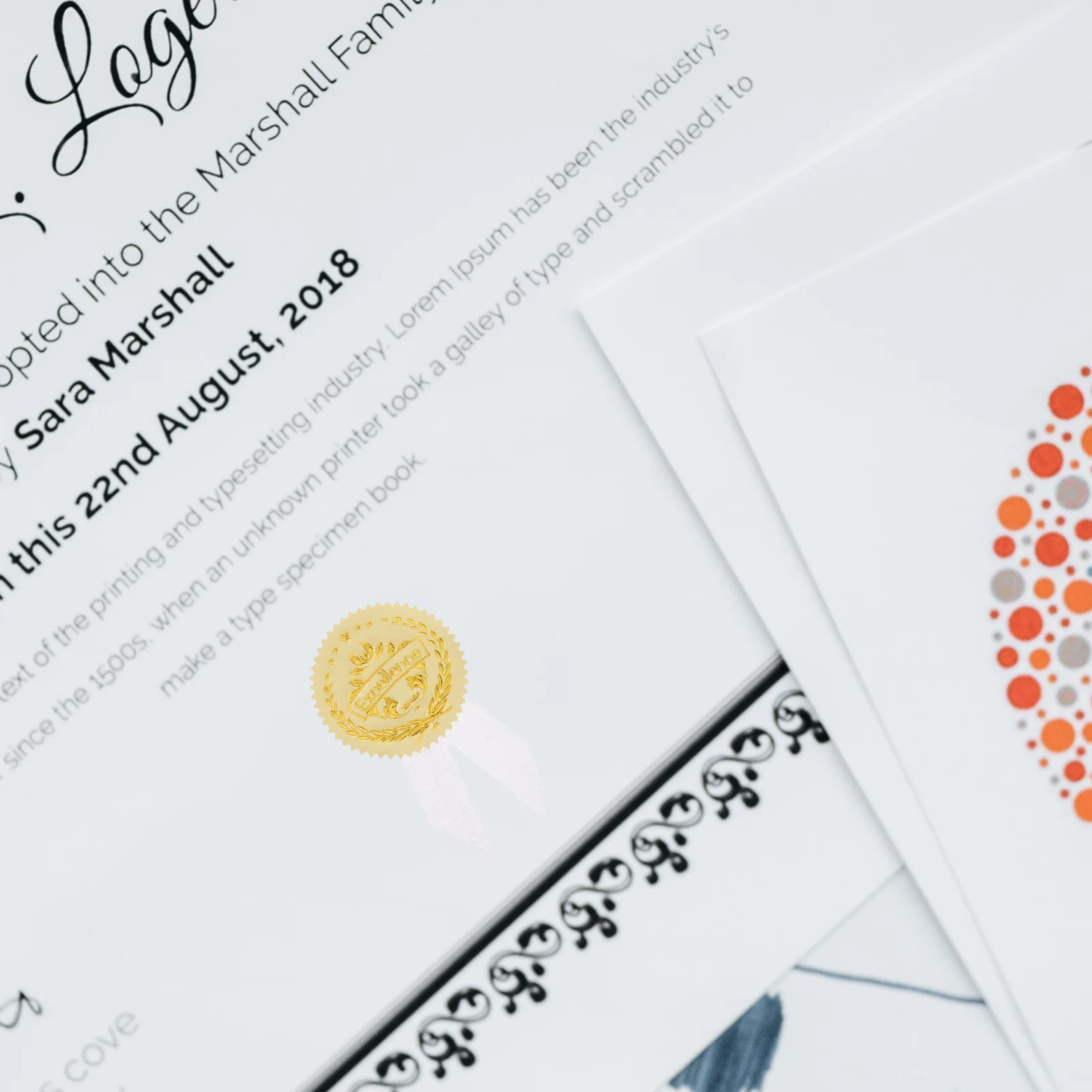 

36 комплектов, наклейки с наградами, прочные наклейки с медалями для детей, сертификаты на день спорта и выпускные награды, бумажные наклейки с медалями