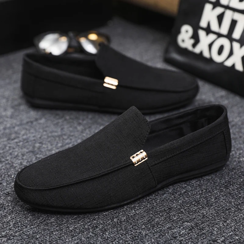 

ELUVA 2025 Mens Slip on Loafers Breathable Summer Shoes Lightweight Non Slip Walking Shoes for Men Comfortable Casual Sneakers