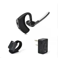 Set Handsfree Bluetooth PTT Mic Speaker Earphone Earpiece Wireless Headphone Headset For BaoFeng UV82 UV5R Kenwood Walkie Talkie